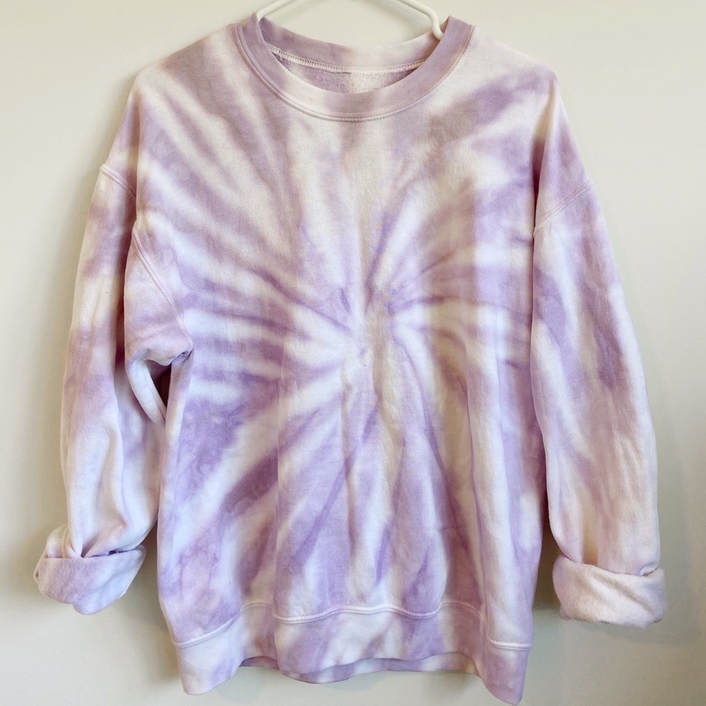 Purple Tie Dye Crewneck